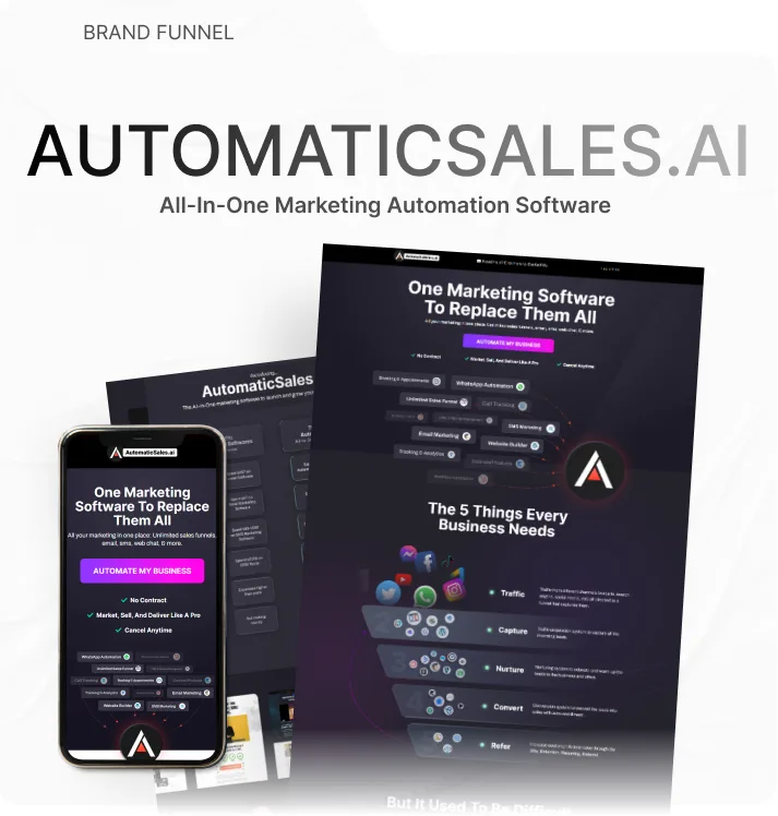 AutomaticSales.ai, brand funnel