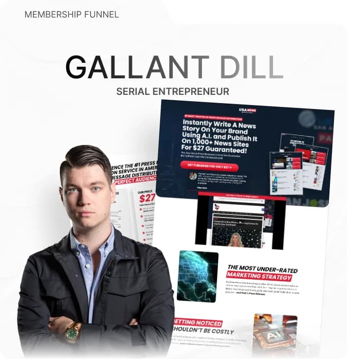 Gallant Dill, membership funnel