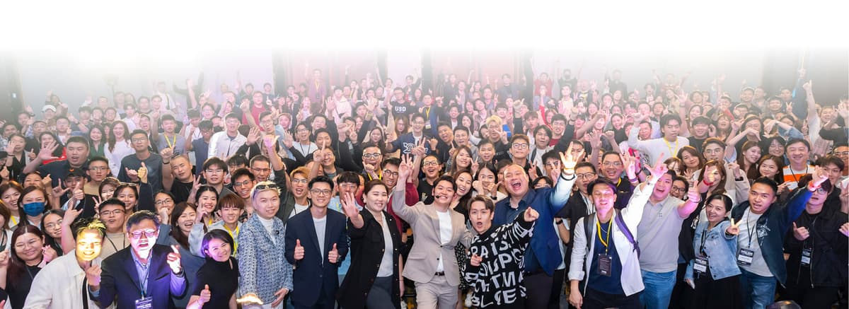 The team at a GenAI event